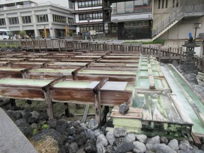 草津温泉を散歩　湯畑