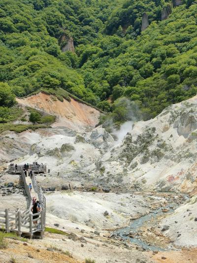北海道3日目　湯けむりと硫黄の香りを求めて登別温泉へ！！　温泉街散策・地獄谷・夢元さぎり湯！！