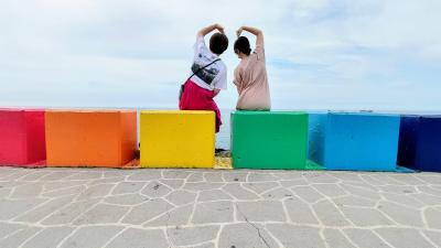 韓国縦断女子ふたり旅2024③（チェジュ島・ドドゥボン～黒豚焼肉～済州限定フラペチーノ）