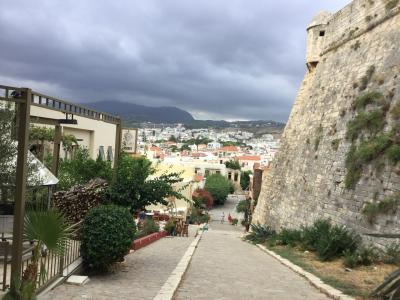 ⑦レシムノのホテル紹介と城塞観光　2023年9月ギリシャ10日間　5日目