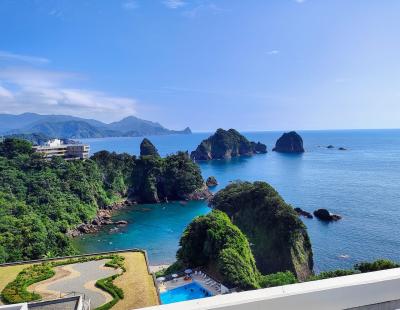 2024年7月は家族旅♪　堂ヶ島ニュー銀水でプールと海、そしてまったりラウンジと温泉を堪能する旅