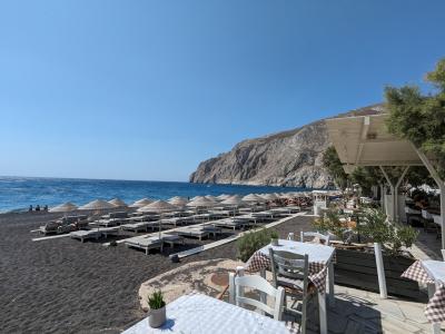 アパートメントに泊まる旅 夏のギリシャ＆おまけのドブロブニク12days No.2サントリーニ（フィラ＆黒砂のカマリビーチ）編