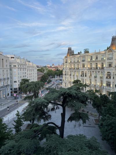 マドリードの美しい街並みandホテル