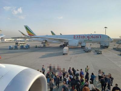 弾丸エチオピア2401　「プライオリティパスでラウンジ巡りの後、エチオピア航空で5年ぶりにアフリカを訪れ200ヶ国目を目指しました。」　　