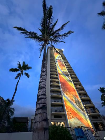 2024今年のHAWAIIは10泊12日(10日目)いよいよ最終日ビーチと花火と帰国準備