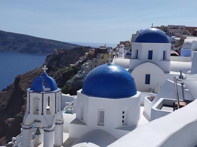 白と青の絶景サントリーニ＊』サントリーニ島(ギリシャ)の旅行記