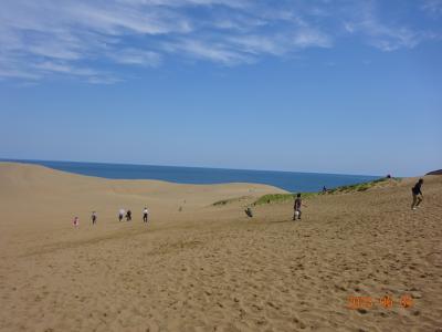【2023年 第7回両家家族旅行(山陰)2日目】鳥取砂丘、コナン通り、水木しげるロード観光