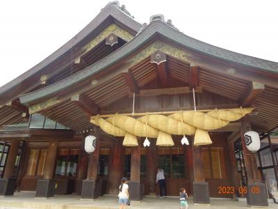 【2023年 第7回両家家族旅行(山陰)3日目】足立美術館、出雲大社へ