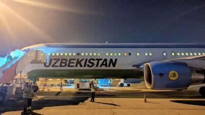 ウズベキスタン航空 デリー→タシケント 搭乗記