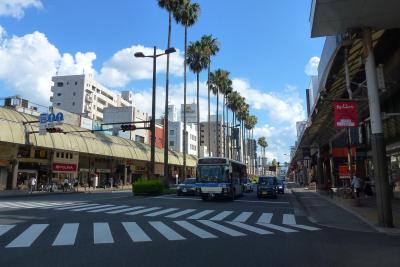 宮崎駅前、繁華街中心エリア散策編＝宮崎神宮参拝＆JAL搭乗目的 宮崎市１泊旅＝