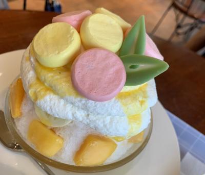 今週の最後に、ワールボンボンのカキ氷を