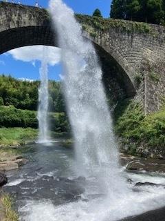 無人の高千穂峡から今回の目的通潤橋へ