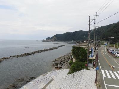 瀬波温泉から日本海に沿ったドライブの旅