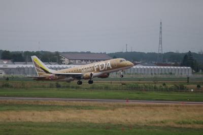 丘珠空港で飛行機を見た