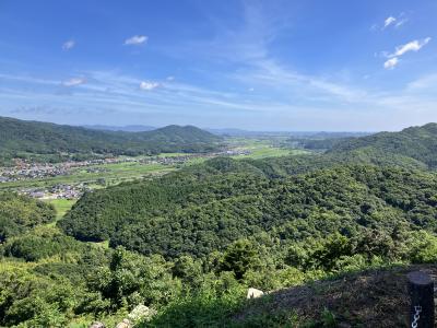 月山富田城 布部ダム　大和町の田園風景