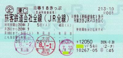 青春１８きっぷでプロ野球三都めぐり2024（その１）