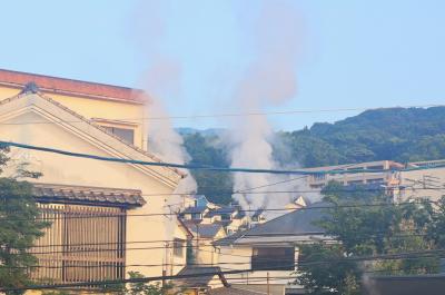 別府鉄輪温泉宿泊後に大分へ移動