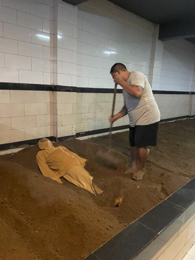 バリ島で、酵素風呂、ボカシセラピー