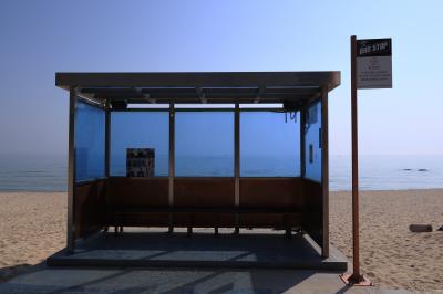 2024年6月 韓国コレールパスで行く 江原特別自治道・東海 墨湖 江陵をめぐる鉄道の旅（11）江陵 BTS Bus Stopから鏡浦海辺編