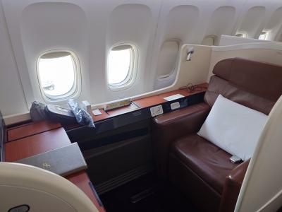 JL43(HND-LHR)ファーストクラス機内食