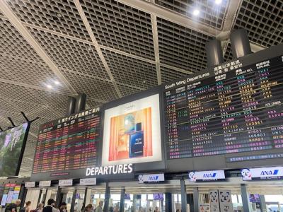 地方のローカル空港から成田空港まで移動