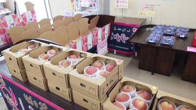 夏なのでももを買いに行く（山梨）