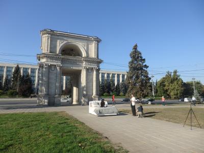 モルドバの首都キシナウ