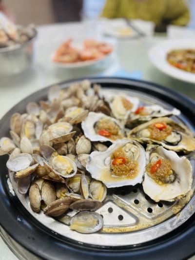 １年ぶりの中国　その６　蒸し海鮮料理を食す