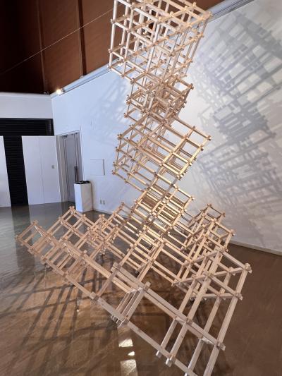 20240814福井一真展 Cube Forest 高松市塩江美術館