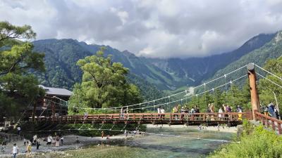 弾丸上高地と立山黒部アルペンルート乗り物制覇1日目2024/8/18