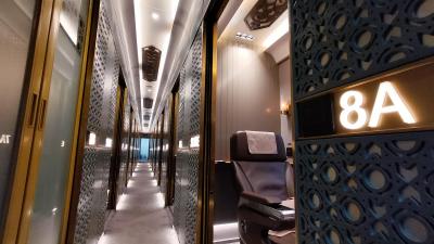 たまには贅沢してもいいのかなと思いスイートクラスの列車に乗ってみた