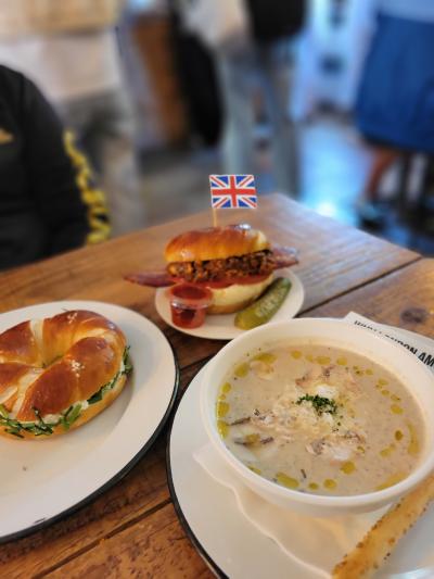 ☆2024.05ソウル☆1泊2日（２日目：ロンドンベーグル・サムギョプサル/大韓航空で金浦～関空）