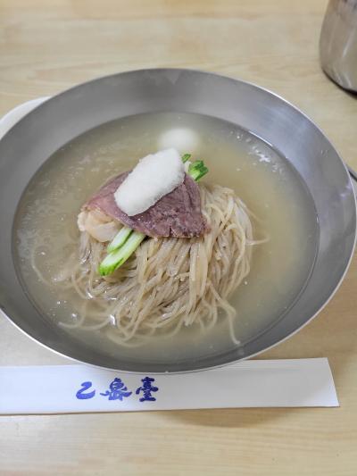 ☆2024.05ソウル☆1泊2日（１日目：大韓航空で関空～仁川/冷麺・ジェラート・タッカンマリ/観劇/プール）