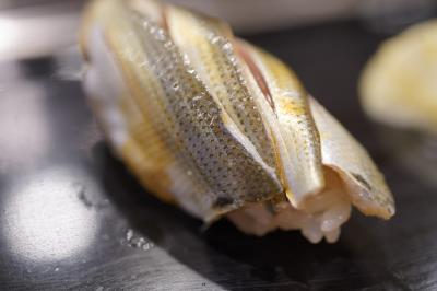 20240824-1 豊洲 夏の終わり？の寿司大に行ってみる。と、新子とか新イカとか赤ムツの?製とか…