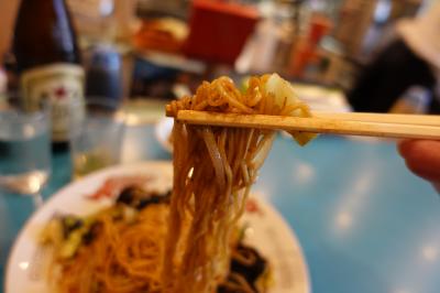 20240824-2 豊洲 なんか夏の名残っぽいかなと、やじ満でソース焼きそば