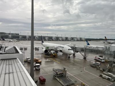 夫婦2人で夏のワルシャワ・ウィーン旅行7泊8日_1日目（羽田空港・ミュンヘン空港・ワルシャワ・ショパン空港）