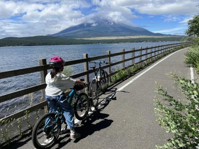 2024年8月20日～21日　山中湖・河口湖サイクリング、コテージBBQ