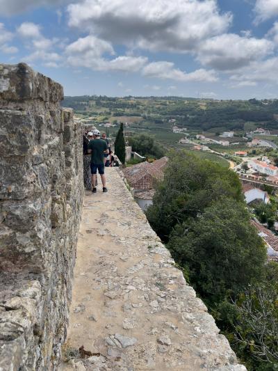 ♪　ポルトガル 10　　城壁ウォーク　中世の街　オビドス　♪