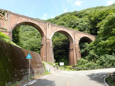旧信越本線 碓氷第十三橋梁から旧熊ノ平駅・碓氷第三橋梁（めがね橋）へ行きました。