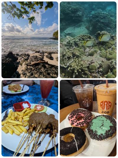 4泊6日今年も戻ってきたバリ島&ギリ島③帰国直前バリ島でもシュノーケル！シンガポール経由で帰国