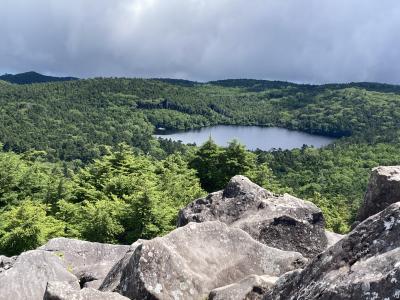 蓼科高原周辺の湖、池、滝めぐり散歩　その1、白駒池、蓼科湖、白樺湖、女神湖、蓼科大滝 編