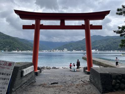 KKR伊豆長岡千歳荘に宿泊。御浜海水浴場、らららサンビーチで海水浴とMOA美術館ポケモン工芸展へ行く2泊３日　前半