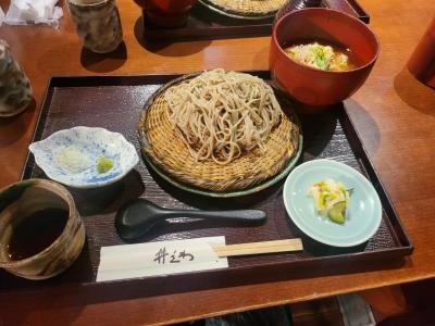 久しぶりにの蕎麦屋「井澤」