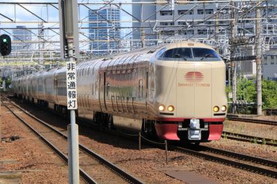 大雨で運転打ち切りの「サンライズ」を昼間に東海地区で目撃！