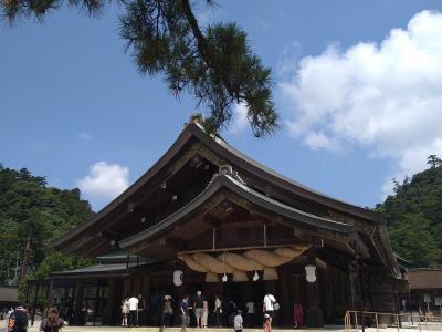松江水郷祭湖上花火大会と出雲大社