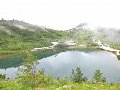 Japan　いろいろビックリの白馬あるき⑤　　　八方尾根へ　うっそ！これが八方池？　