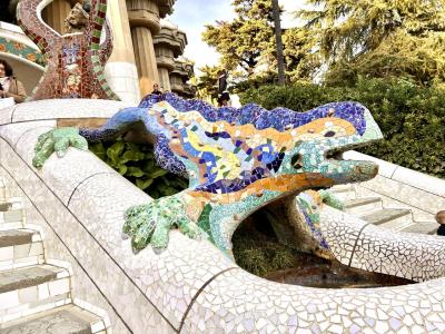 【2023年12月スペイン・バルセロナ旅行④】グエル公園、ゴシック地区