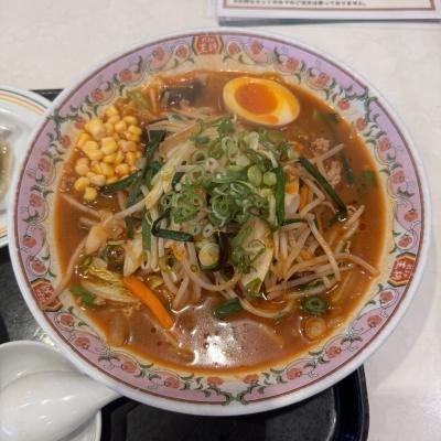 ぐんま麺紀行4【餃子の王将】辛味噌ラーメンと半炒飯・餃子セット(清津峡付き)