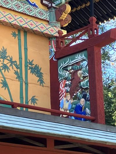素晴らしい彫刻 上野総社神社 花燃ゆ舞台の臨江閣 酒井家菩提寺 龍海院 高崎パスタ