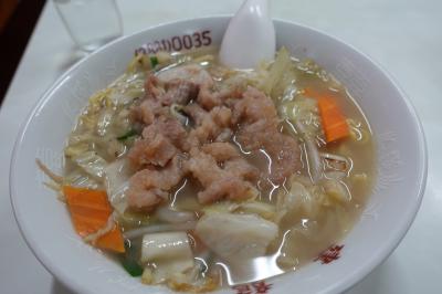 20240908 北千住 日曜日のお昼…ふと、近所の町中華に行ってみようかな…建龍で肉そば